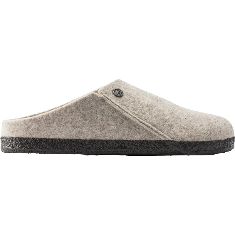 Women's Birkenstock Zermatt Shearling Eggnog Wool Two - Tone Shoe Design  