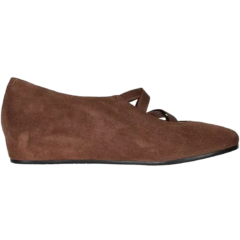 Women's Amalfi Violante Castagno Leather Monochromatic Shoe Look  