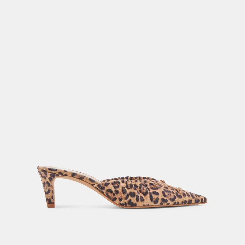KAIRI MID HEELS DK LEOPARD SUEDE Suede Desert Boot 