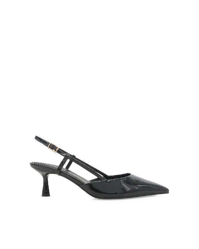 KYRIE - BLACK PATENT Dressy Chelsea Boot Style 