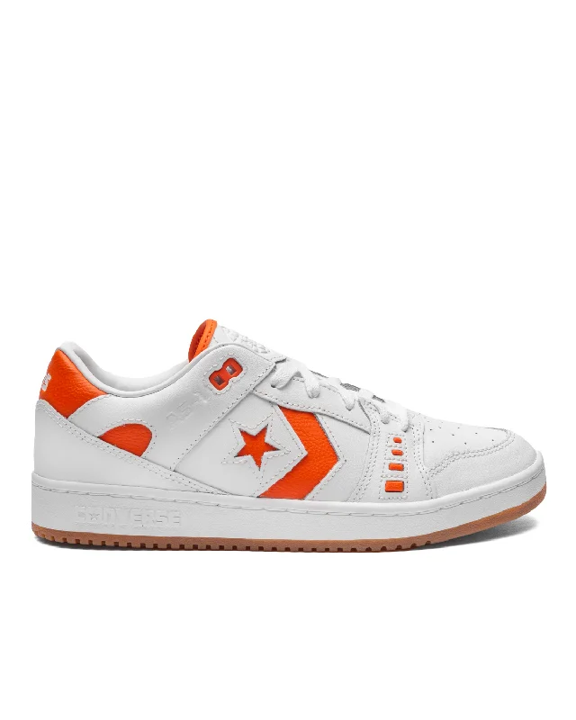 Cons AS-1 Pro Leather White/Orange/White Comfortable Derby Style  