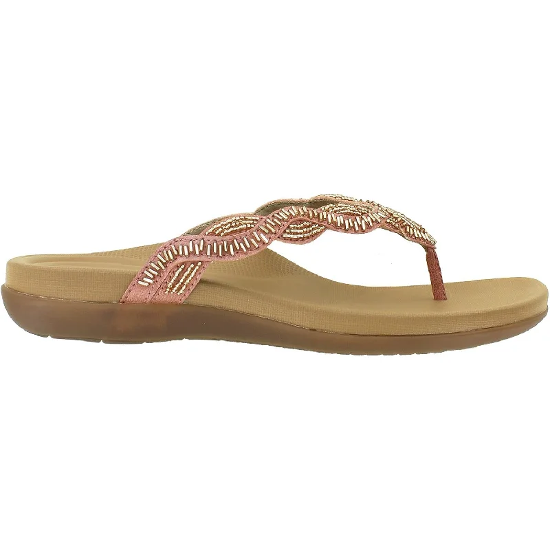Women's Aetrex Brandy Blush Synthetic Retro Basketball Sneaker Design  