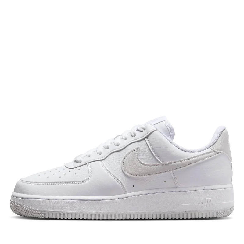 Women's Nike Air Force 1 '07 Next Nature - White/Photon Dust Elastic - Sided Chelsea Look  