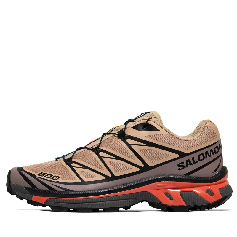 Salomon XT-6 - Hazelnut/Quail Waterproof Hiking Boot Design  