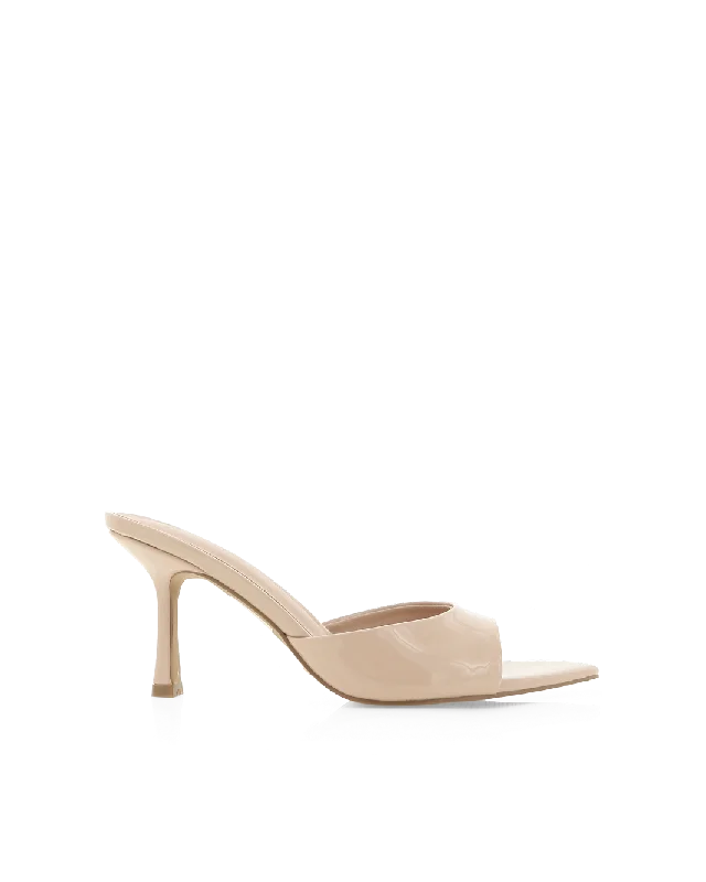 XANTHE - CAPPUCCINO PATENT Patchwork Shoe Aesthetic  
