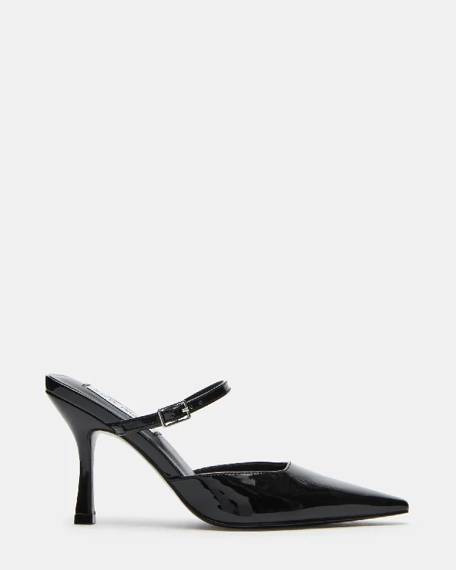 BRECKI BLACK PATENT Smart - Shoe Functionality Style  