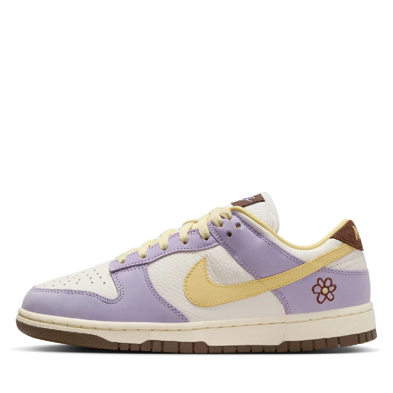 Women's Nike Dunk Low Premium - Lilac Bloom/Soft Yellow Waterproof Hiking Boot Design  
