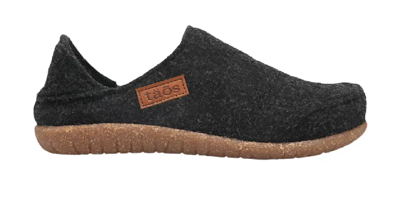 WOMEN'S TAOS CONVERTAWOOL | BLACK Slide Sandal Beach Style  