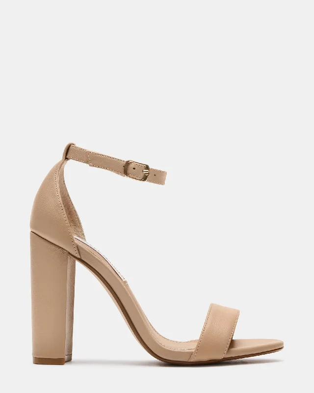 CARRSON BLUSH LEATHER Ankle - High Military Boot Style  