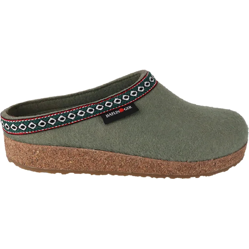 Women's Haflinger GZ Kiwi Wool Retro Basketball Sneaker Design  