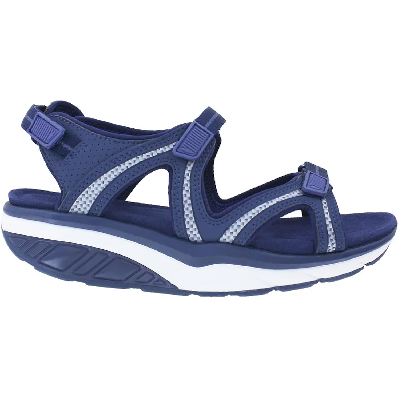 Women's MBT Lila 6 Sport Indigo Blue Synthetic Art Deco - Inspired Shoe Look  