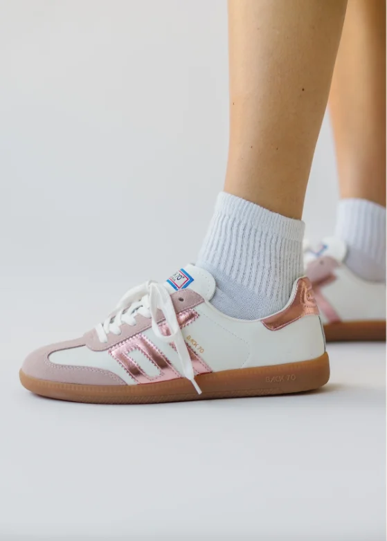 Cloud - Pink Retro Basketball Sneaker Design  