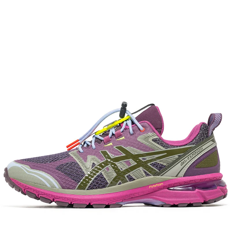 Up There x Asics Gel-Terrain - Purple/Lavendar Minimalist Sneaker Style  