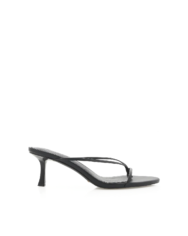 GILLIE - BLACK Leather Driving Shoe Style  