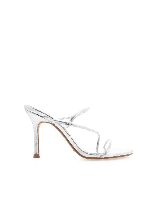 ULRICA - SILVER METALLIC Neon - Accent Sneaker Look  