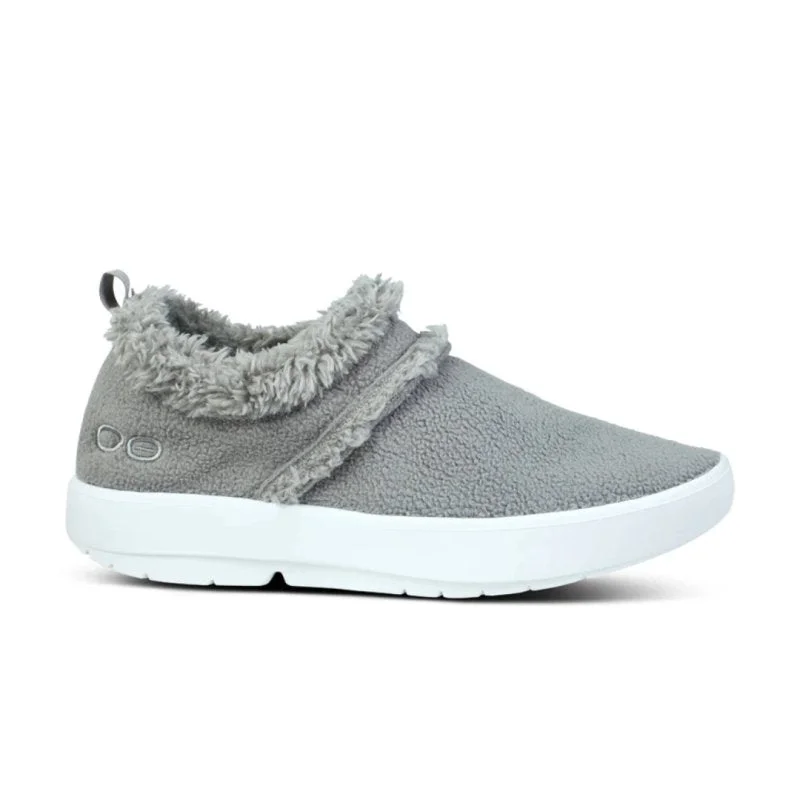 OOFOS Women's OOcoozie Low Shoe - Slate Tech - Inspired Sneaker Look  