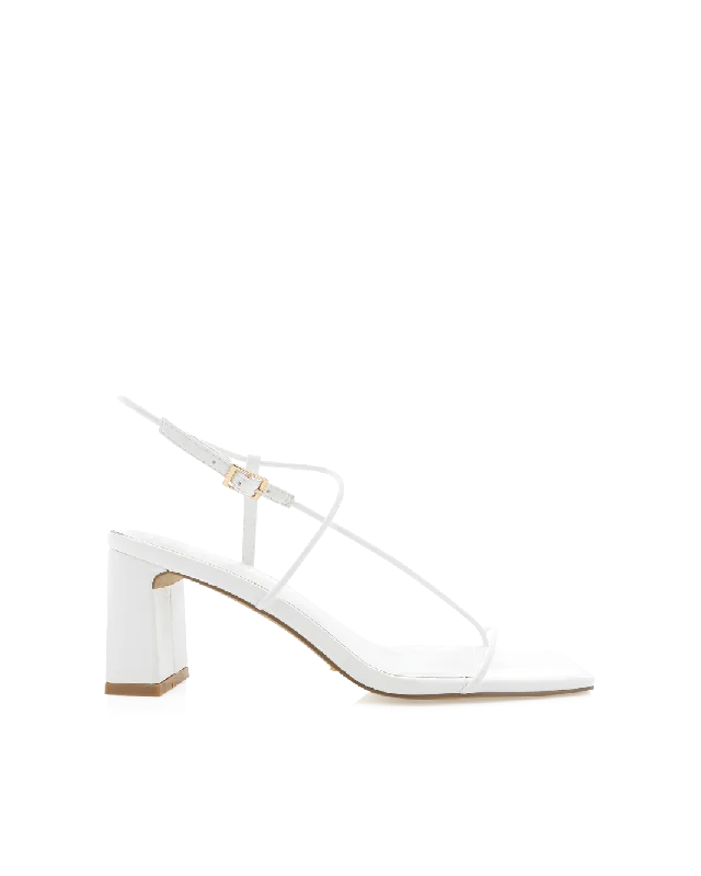 IBBY - WHITE Art Deco - Inspired Shoe Look  