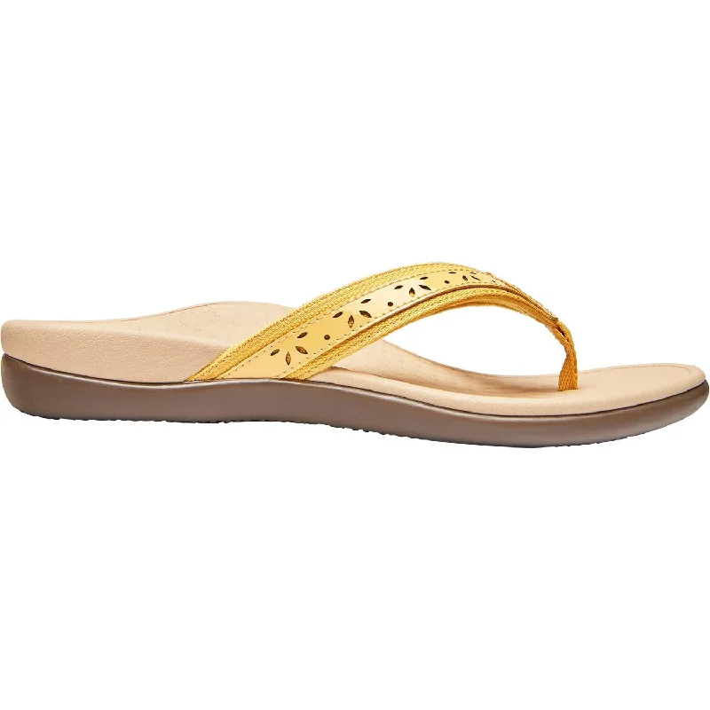 Women's Vionic Casandra Buttercup Leather Striped Shoe Style  