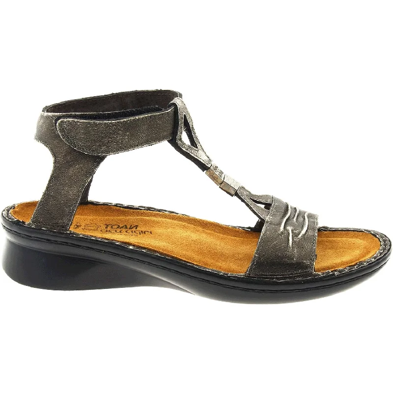 Women's Naot Cymbal Metal Leather Hemp - Material Shoe Style  