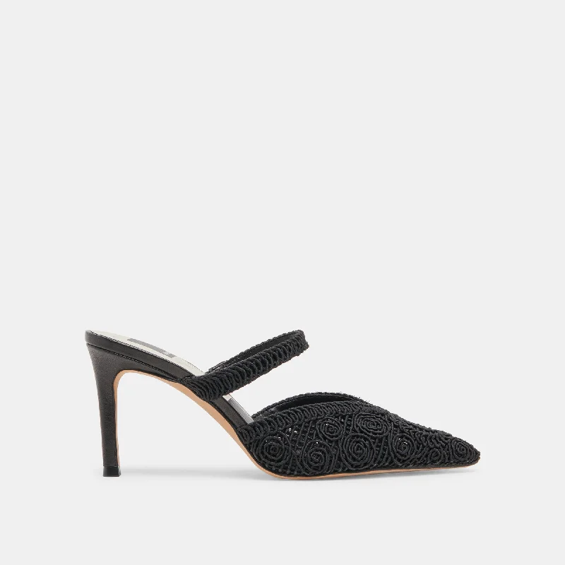 KASSY HEELS ONYX MACRAME Performance Running Sneaker Look  