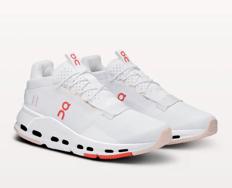 CLOUDNOVA2 WOMEN WHITE/FLAME Tech - Inspired Sneaker Look  