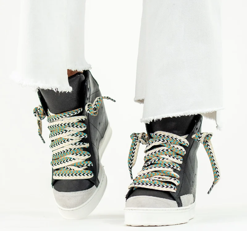 Fearless 2.0 Black Wedge Sneaker Vintage Oxford Appeal 