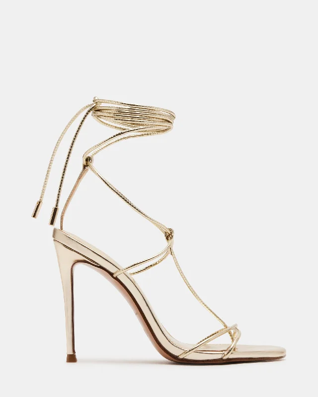 TEMPTATION GOLD Upcycled Shoe Look  
