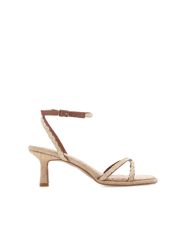 HARISSA - NATURAL RAFFIA Dressy Chelsea Boot Style 
