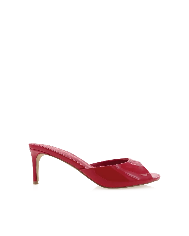 ZEPPELIN - SAFFRON PATENT Checkered Shoe Pattern Look  
