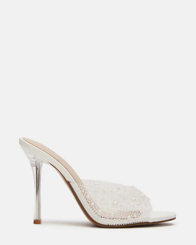 PEACH PEARL CLEAR Slide Sandal Beach Style  