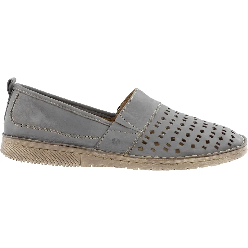 Women's Josef Seibel Sofie 27 Grey Leather Aesthetic  