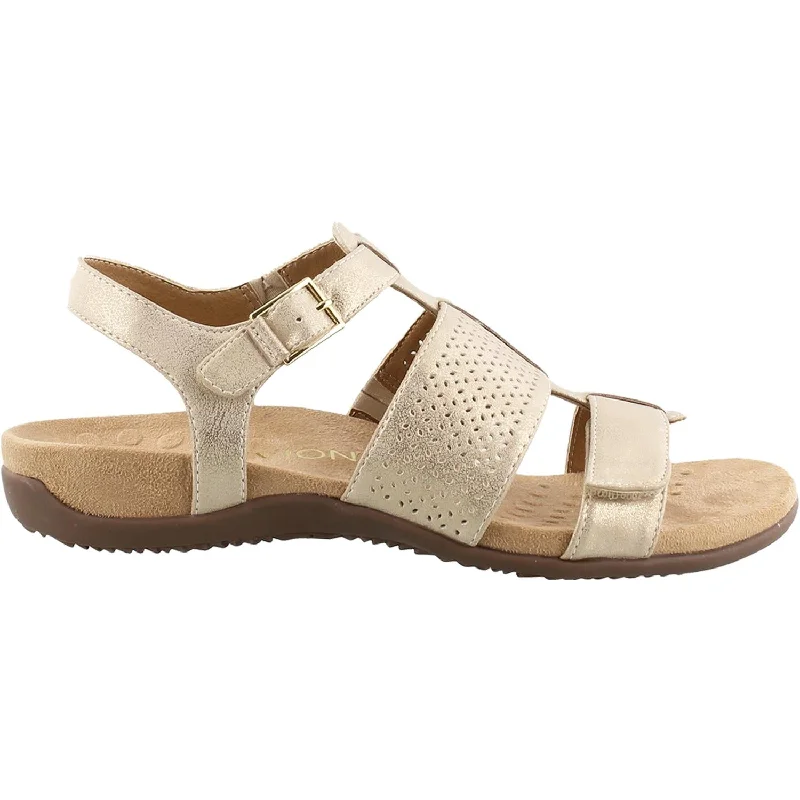 Women's Vionic Goldie Champagne Synthetic Upcycled Shoe Look  