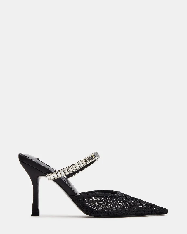 BRECKI BLACK RHINESTONES Mod Oxford Design  