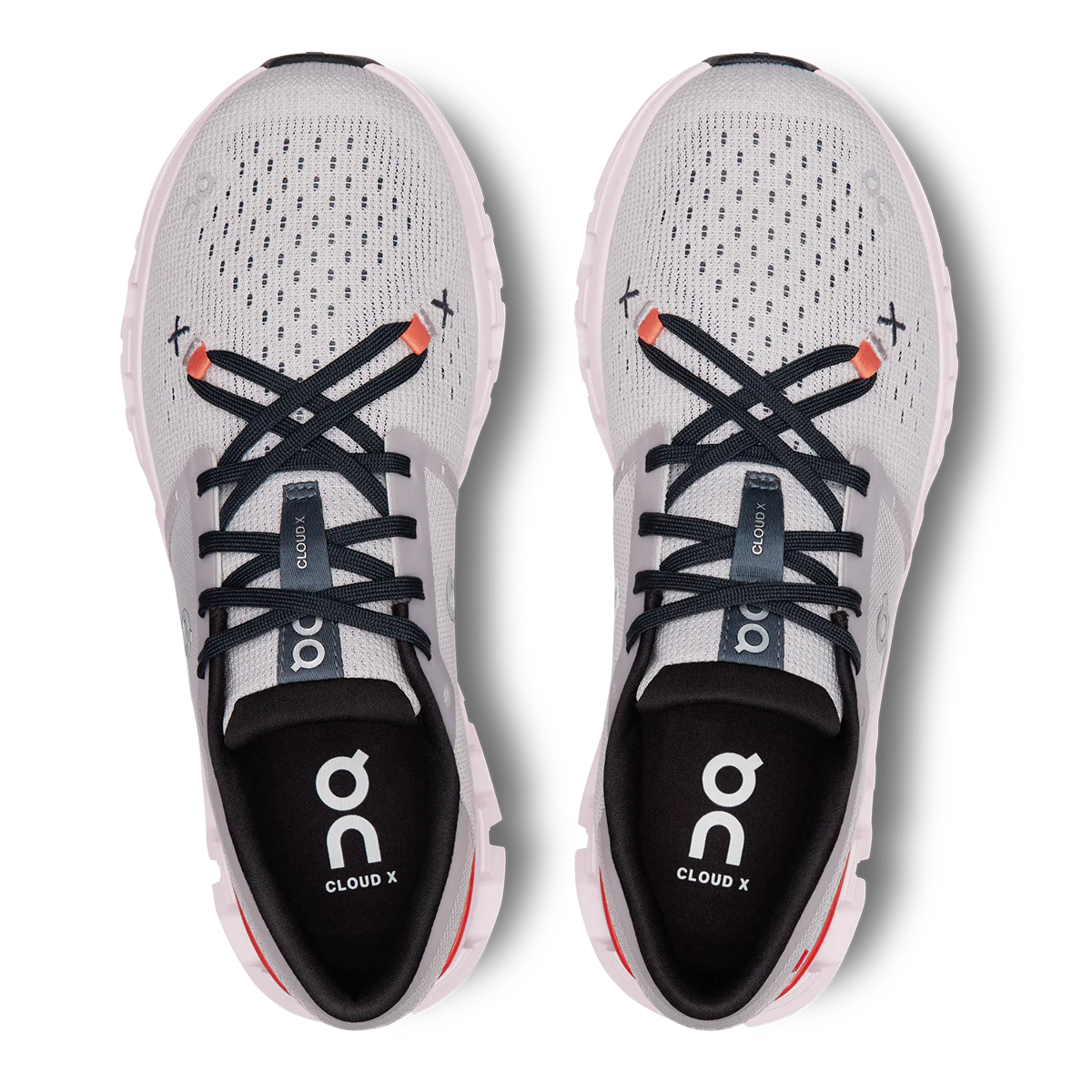 CLOUDX4 WOMEN SILVER/FLAME Comfortable Derby Style  