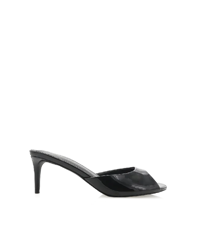 ZEPPELIN - BLACK PATENT Two - Tone Shoe Design  