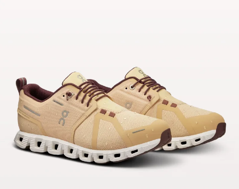 CLOUD5 WATERPROOF WOMEN SAVANNAH/IVORY Lightweight Tennis Sneaker Look  