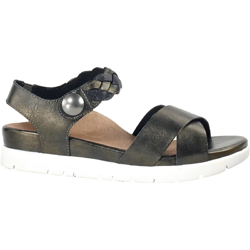 Women's Aetrex Piper Black Leather Casual Loafer Style          