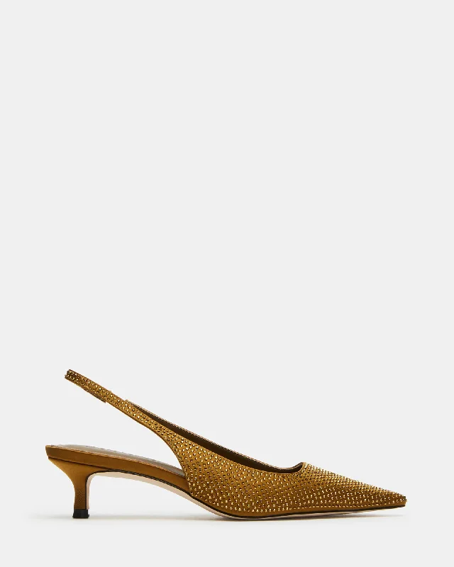 KARI OLIVE RHINESTONES Smart - Shoe Functionality Style  