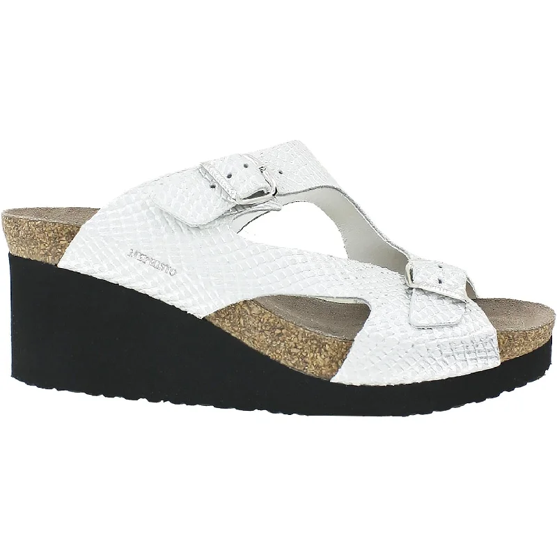 Women's Mephisto Terie White Cuba Leather Athleisure Derby Style  