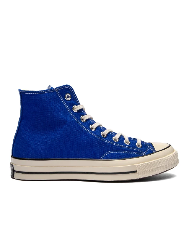 Chuck 70 High Nice Blue/Black/Egret Embroidered Cowboy Boot Design  