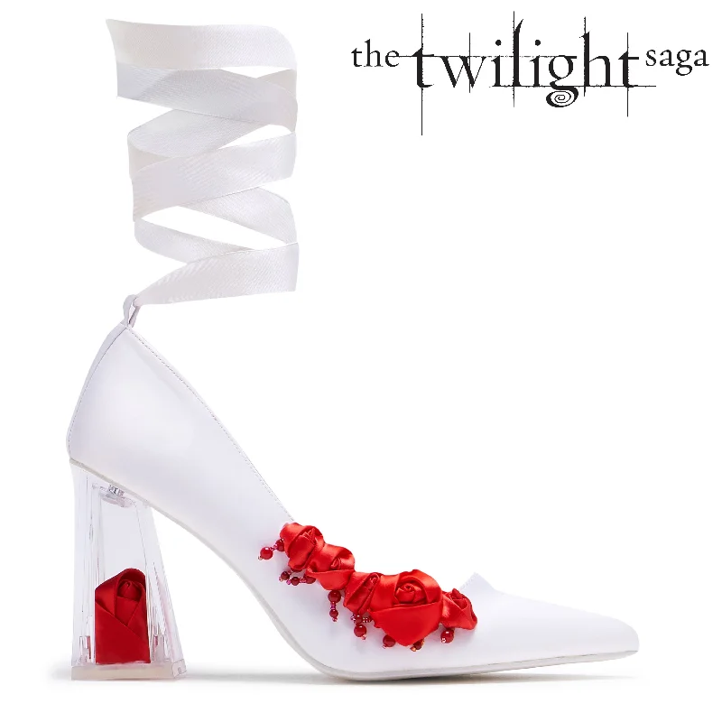 Bella’s Nightmare Rose Heels - Pearl Victorian - Era Boot Style  