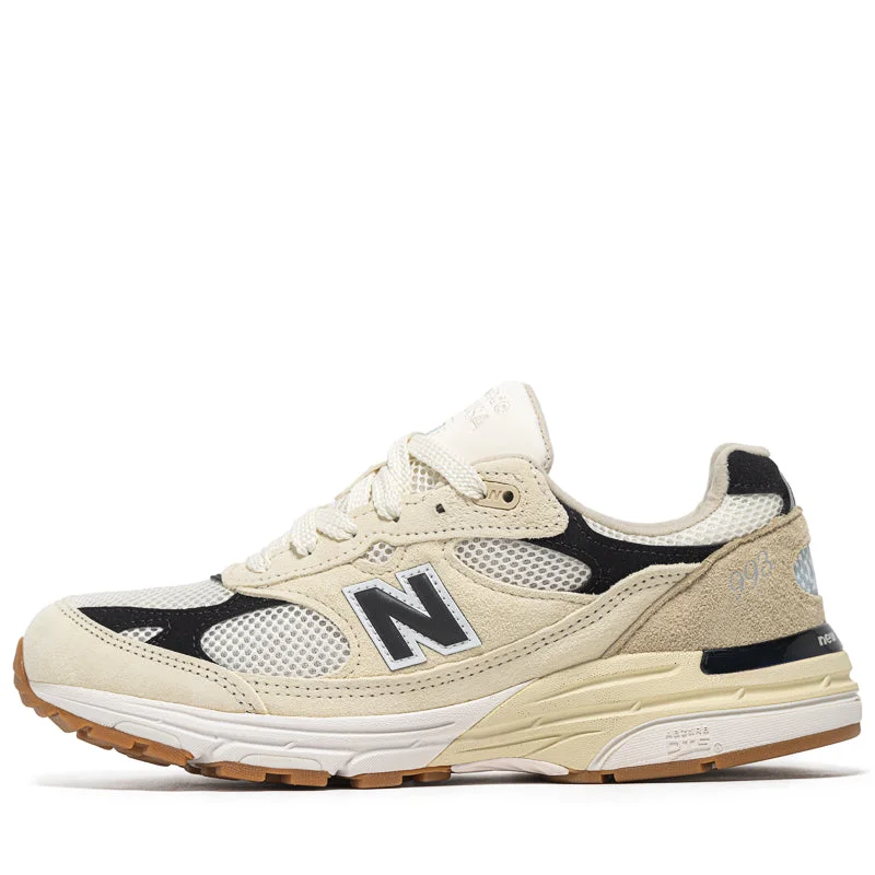 New Balance Made in USA 993 - Sea Salt/Black Brogue Oxford Aesthetic 