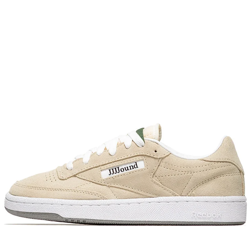 JJJJound x Reebok Club C 85 - Cork/White Zip - Up Boot Style  