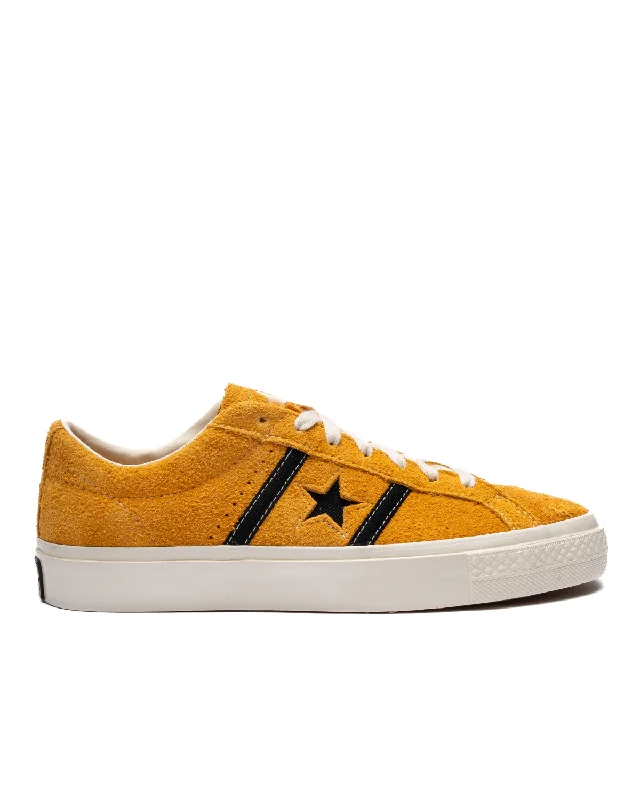 One Star Academy Pro Suede Sunflower Gold/Black/Egret Glow - in - the - Dark Shoe Design  