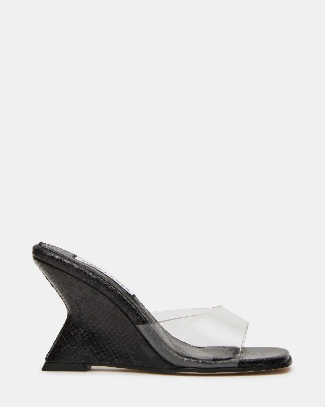 SERPENT BLACK Athleisure Derby Style  