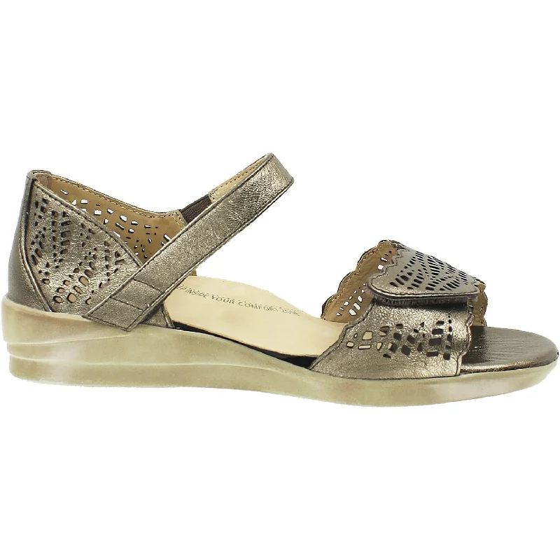 Women's Ziera Daphne Bronze Leather Buckle -
