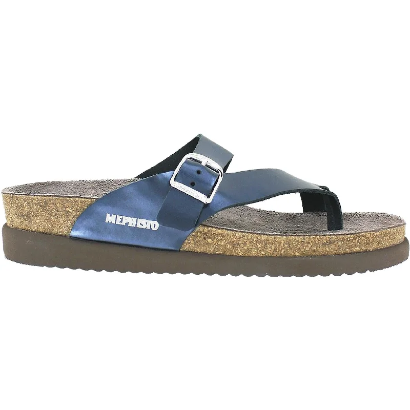 Women's Mephisto Helen Blue Star Leather Artisan - Crafted Loafer Style  