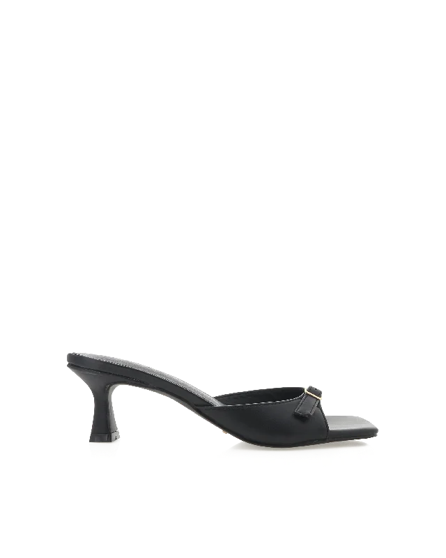 TILDEN - BLACK Memory - Foam Slipper Look  