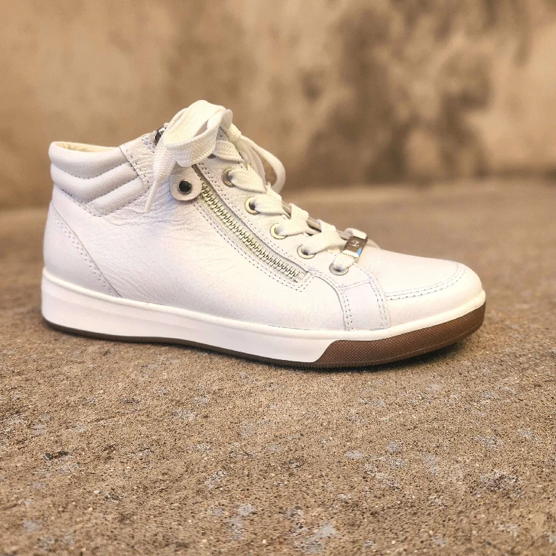 ARA - REI High Top in White Moccasin Soft - Sole Style  