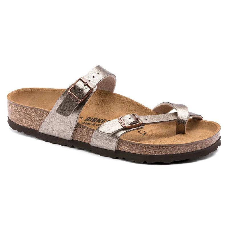 BIRKENSTOCK MAYARI - GRACEFUL TAUPE Loose - Fit Slipper Style  